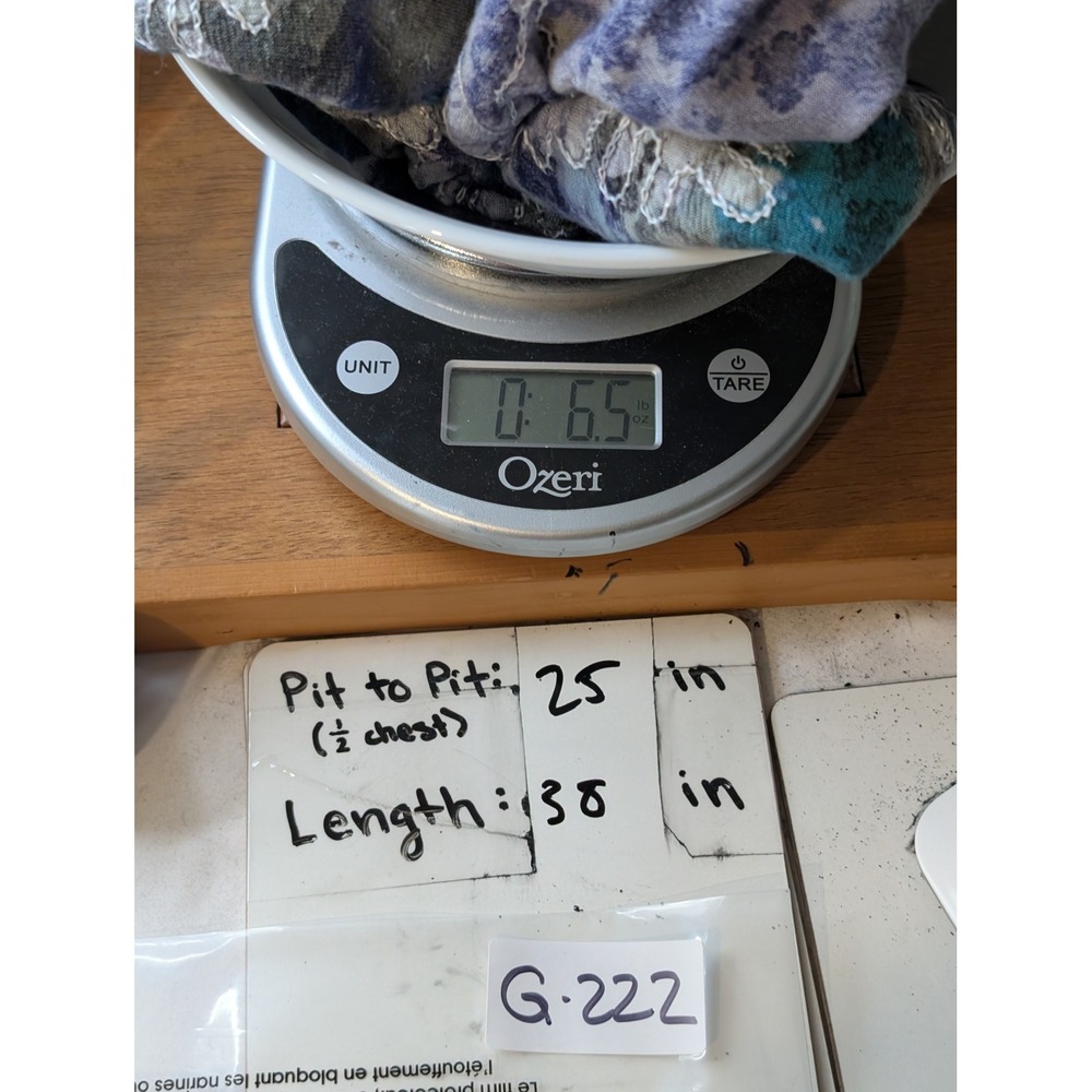 Y2K Earthy Tie Dye Floral Embroidered Dress Blue Purple Boho Hippie Indie Grunge - Picture 10 of 10